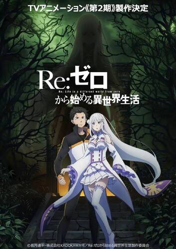 постер аниме Re:Zero. Жизнь с нуля в альтернативном мире 2 сезон 13 серий из 13