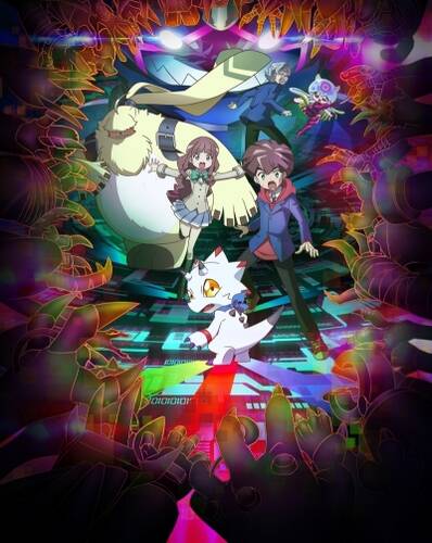 постер аниме Призрачная игра Дигимонов 1 сезон 3 серия