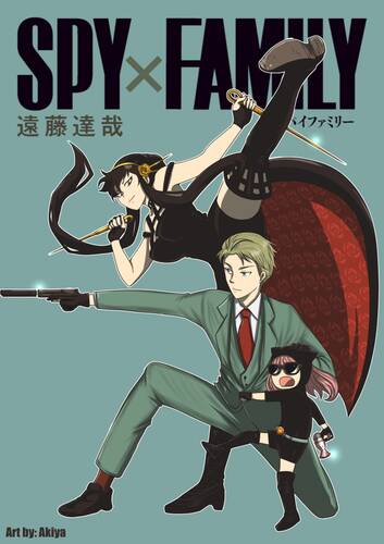 постер аниме Семья шпиона 2 часть 13-25 серия
